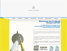 Tablet Screenshot of groupe-lafont.com